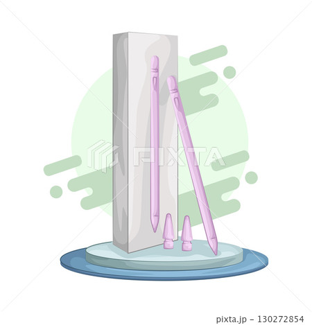Illustration of Stylus Pen Illustration of Stylus Pen 130272854