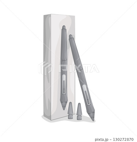 Illustration of Stylus Pen Illustration of Stylus Pen 130272870