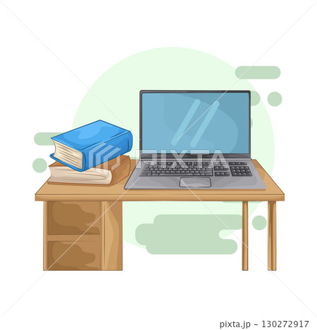 Illustration of Laptop  130272917