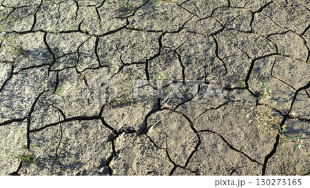 水不足　渇水　干ばつ　water shortage  water deficit 130273165