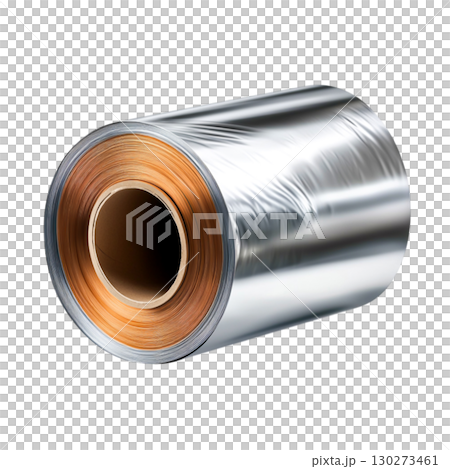Reflective Roll of Aluminum Foil Wrapped on Core Cylinder for Kitchen and Food Use 130273461