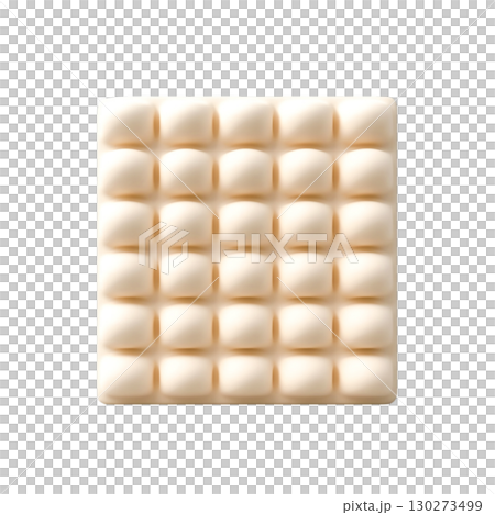 Soft Texture White Square Surface with Subtle Depth and Dimension for Background or Design 130273499