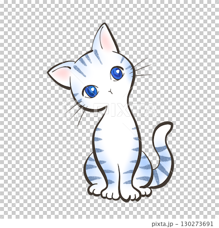 手描きのネコ64 130273691