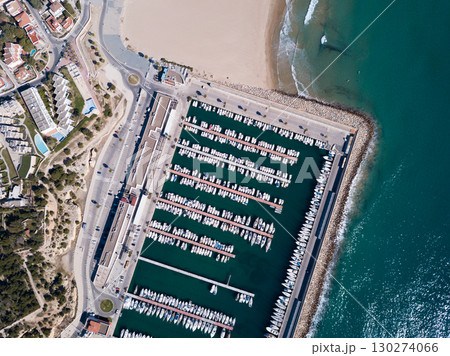 Top view of Torredembarra port 130274066