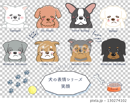 Dog Breed Expression Series: Sad Dog 130274102