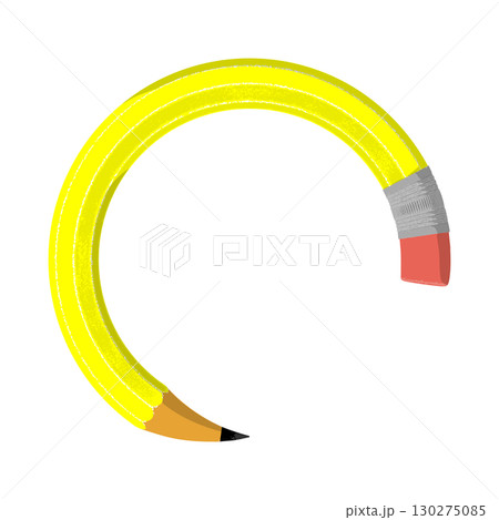 Pencil School, Office and Art Supplies Vector Illustration on White Background. 130275085