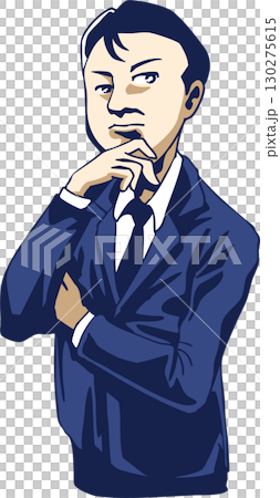 考えるビジネスマン 130275615