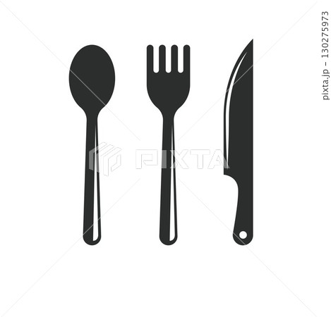 fork spoon icon vector element design template fork spoon icon vector element design template 130275973