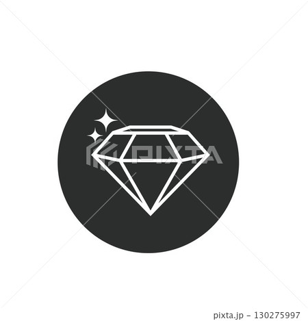 diamond icon  vector concept design template 130275997