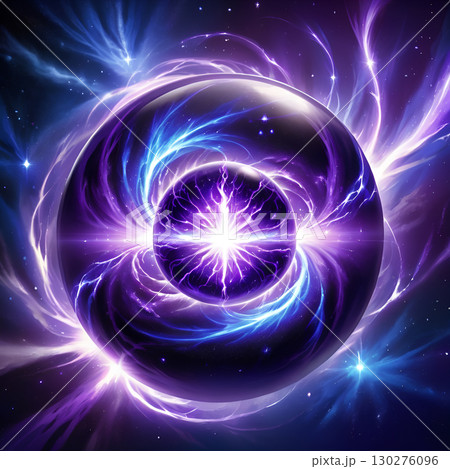 Experience the universe raw power with this stunning cosmic vortex and glowing energy core, a truly mesmerizing spectacle of light and motion. 130276096