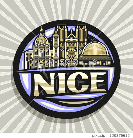 Vector logo for Nice Vector logo for Nice 130276636