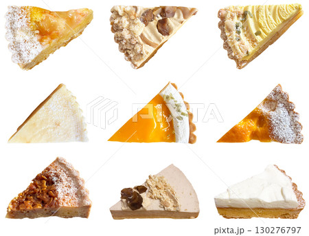 切り抜き素材セットー洋菓子4 切り抜き素材セットー洋菓子4 130276797