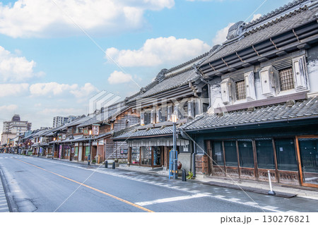 埼玉県川越市　小江戸川越一番街商店街 蔵造りの町並み 130276821