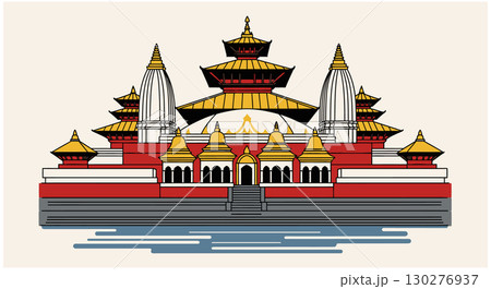Majestic Pashupatinath Temple in Kathmandu, Nepal 130276937