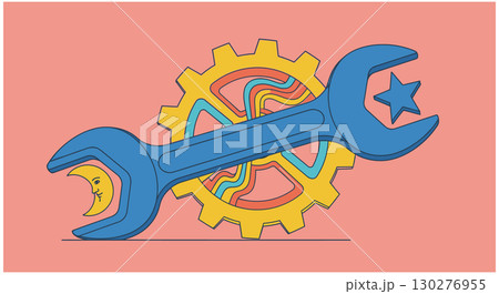 Wrench and Gear: Nighttime Maintenance and Repair 130276955