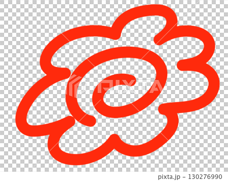 花丸マークのイラスト｜よくできました,はなまる,合格,認定,チェック,評価 130276990