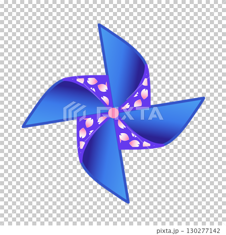 Illustration of a pinwheel Illustration of a pinwheel 130277142