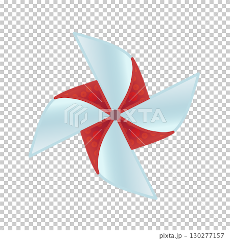 Illustration of a pinwheel Illustration of a pinwheel 130277157