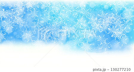 雪　クリスマス　冬　光　背景	 130277210