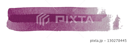 purple watercolor background. Artistic hand paint. Isolated on transparent background. 130278445