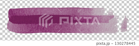 purple watercolor background. Artistic hand paint. Isolated on transparent background. 130278445
