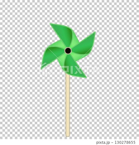 風車的插圖 130278655