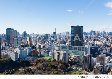 文京シビックセンターから見る新宿方面の街並み 文京シビックセンターから見る新宿方面の街並み 130278700