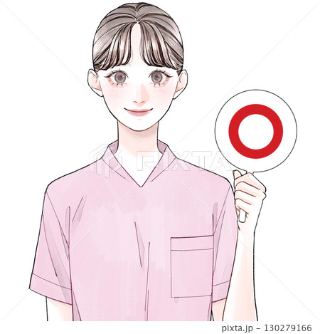 看護師(ピンク)_正解 130279166