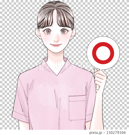 看護師(ピンク)_正解 130279166