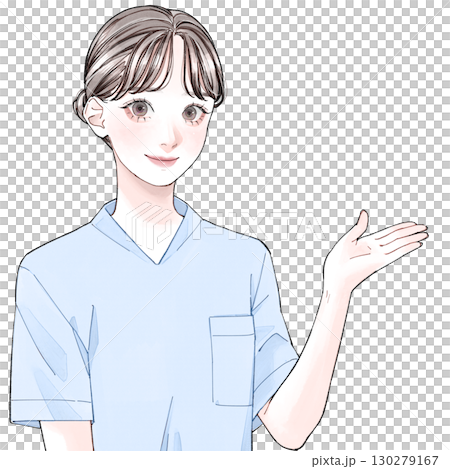 看護師(水色)_紹介 130279167