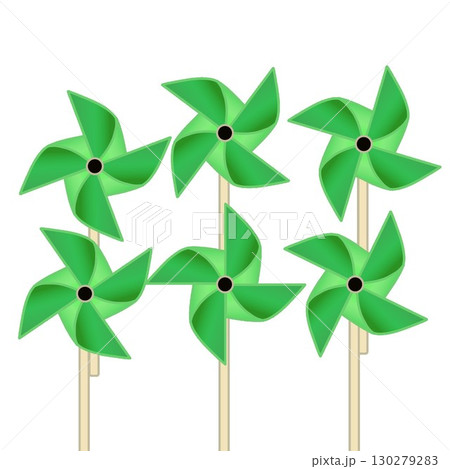 かざぐるまのイラスト 130279283