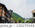 兵庫　出石　大手前通りの伝統的建造物と辰鼓楼（北側から、初夏） 130279348