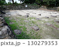 滋賀　近江八幡　安土城　天主台跡（南西方向から、夏） 130279353