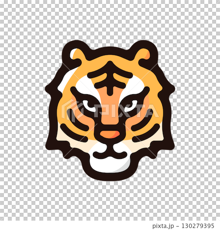 Tiger, tiger illustration icon (wild beast, jungle, animal material) Tiger, tiger illustration icon (wild beast, jungle, animal material) 130279395