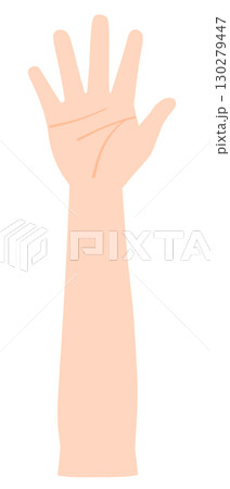 右腕　肘から下 130279447