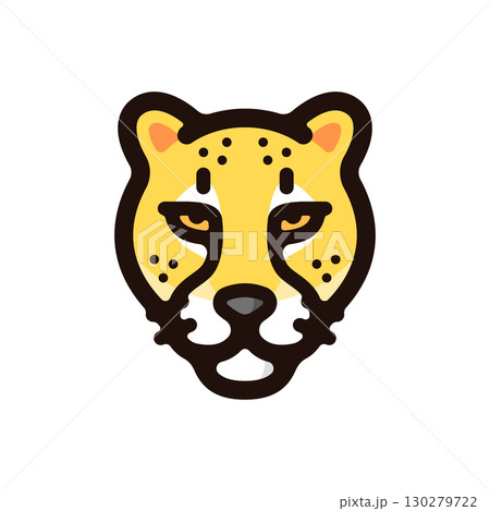 チーターのイラストアイコン(猛獣・サバンナ・動物素材) チーターのイラストアイコン(猛獣・サバンナ・動物素材) 130279722
