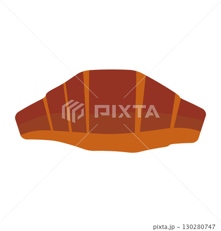 クロワッサンのアイコンイラスト 130280747