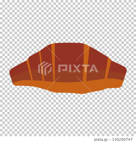 クロワッサンのアイコンイラスト 130280747