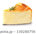 ベイクドチーズケーキのイラスト 130280756