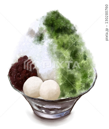 宇治金時のイラスト 130280760