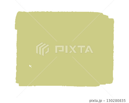 light green square brush stroke with a rough texture. Perfect for natural product branding, eco packaging, and organic label designs. 130280835