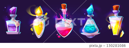 Potion bottle game assets Potion bottle game assets 130281086
