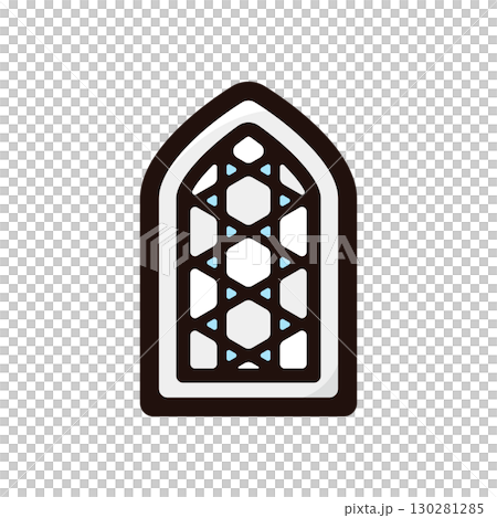 イスラム建築、窓のイラストアイコン(インテリア・中東・イスラム文化素材) イスラム建築、窓のイラストアイコン(インテリア・中東・イスラム文化素材) 130281285