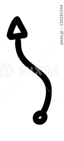 Hand drawn arrow vector icons. Doodle sketch black arrow design for business plan and education. Hand drawn arrow vector icons. Doodle sketch black arrow design for business plan and education. 130281544