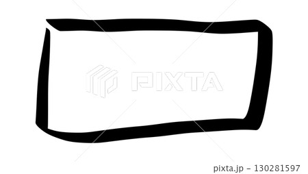 Rectangle frame. Doodle textured frames. Border sketch. Vector illustration isolated on a white background. Rectangle frame. Doodle textured frames. Border sketch. Vector illustration isolated on a white background. 130281597