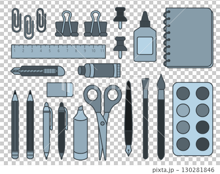 Stationery Material Set (Blue) B-3 130281846