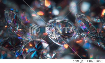 ダイヤモンドの背景、アブストラクト ダイヤモンドの背景、アブストラクト 130281885