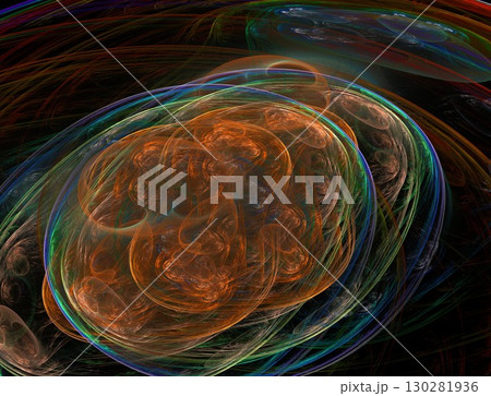 Imaginatory fractal abstract background Image 130281936