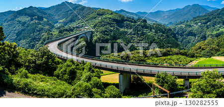 天翔大橋 パノラマ【宮崎県西臼杵郡日之影町】 天翔大橋 パノラマ【宮崎県西臼杵郡日之影町】 130282555
