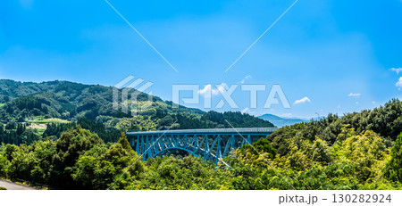 青雲橋　パノラマ【宮崎県西臼杵郡日之影町】 130282924